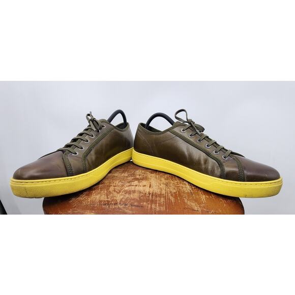 Salvatore Ferragamo Men\'s Fulton Leather Sneakers Size 9‎ EE Wide Width main image 8